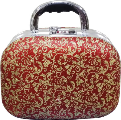 

Pride Star Orchid to store cosmetics Vanity Box(Royal Red)