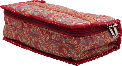 

Angel Quilts Jewelleary Makeup Vanity Box(Maroon)