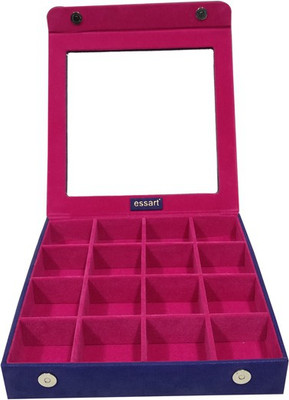 

Essart Box 80 Makeup and Jewellery Vanity Box(Blue)