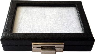 

Abdullah Display Box Jewellery Vanity Box(Black, White)