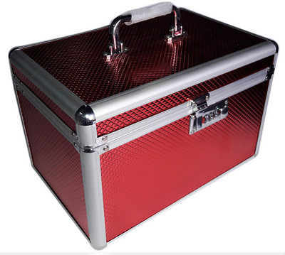 

Bonanza makeup cosmetic Jewerly Vanity Box(Red)