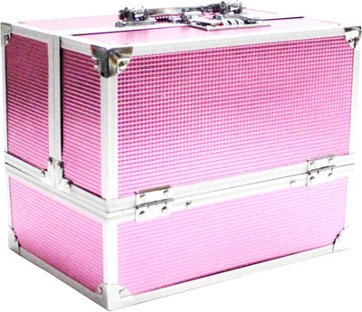 

Bonanza Pretty trays Makeup box Vanity Box(Pink)