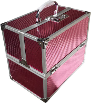 

Bonanza Cosmetic Jewellery Vanity Box(Purple, White)