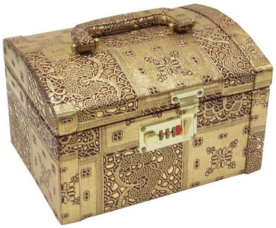 

Satisfaction Liza to Store Cosmetic Items and Bangles Vanity Box(Brown)