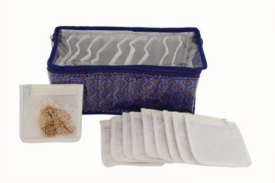 

K&P Designer 10 Kit Makeup and Jewellery Vanity Box(Multicolor)