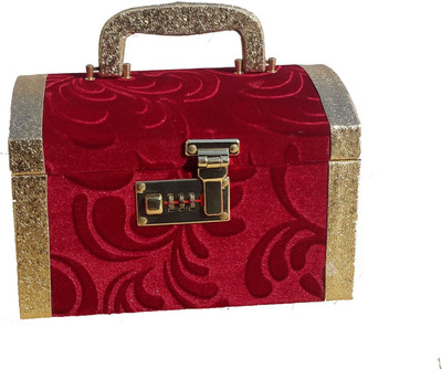 

Skyhawk Designer Jewellery Makeup Vanity Box(Maroon)