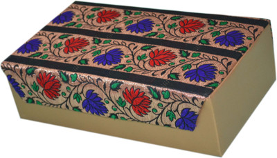 

Styler Flower Silk Bangle Box 2 Rod Makeup Vanity Box(Multicolor)