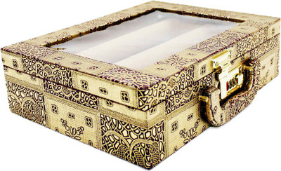 Satisfaction Walnut to store bangles Vanity Box(Brown)