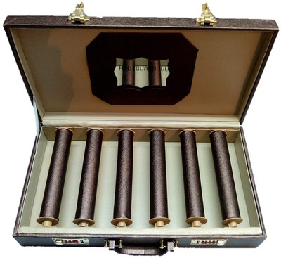 Addyz 6 Rods Premium Bangle Jewellery Vanity Box(Choclate)
