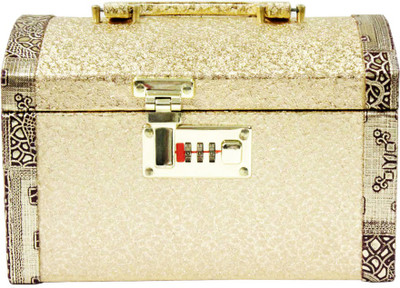 

Bonanza Palki cosmetic & Makeup box Vanity Box(Golden)