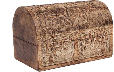 

Store Indya Wooden Multipurpose Jewellery Vanity Box(Brown)