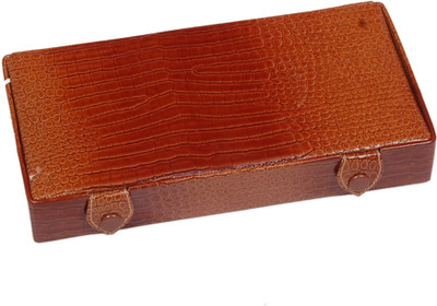 

Bulaky vanity case Jewellery Vanity Box(Tan)