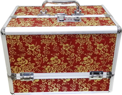 

Pride Star Jasmine to store cosmetics Vanity Box(Royal Red)