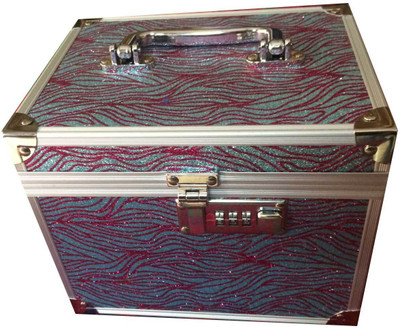 

Platinum Shimmer Makeup, Jewellery Vanity Box(Multicolor)