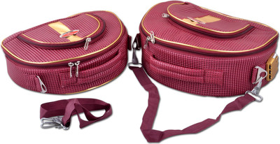 

Styler Matti Gold Line Vanity Case Combo Maroon Makeup Vanity Box(Maroon)