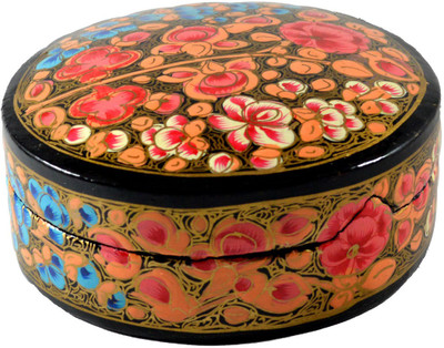 

Craftuno Handcrafted Paper Mache Box Showpiece Vanity Box(Multicolor)