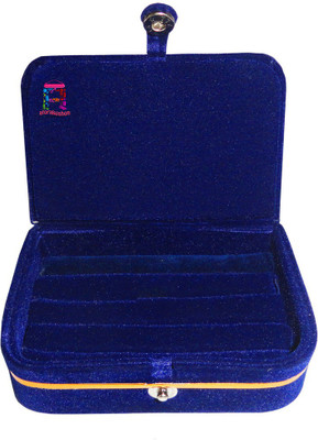 

Atorakushon Blue Ring Organizer Storage Box Vanity Box(Blue)