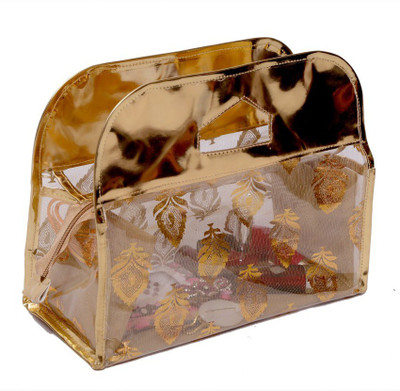 

Kuber Industries Multi Purpose Kit (Golden) Jewellery Vanity Box(Gold)