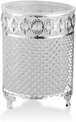 Treta Round Paper Box Jewellery Vanity Box(Silver)