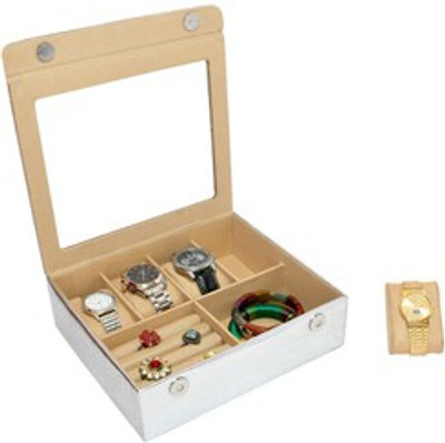 

Essart 04A Makeup and Jewellery Vanity Box(Silver)