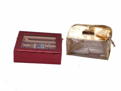 

Kuber Industries Bangle Four Roll & Vanity Box Jewellery Vanity Box(Maroon)