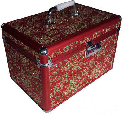 

Bonanza makeup cosmetic Jewerly Vanity Box(Red)