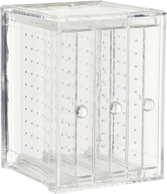 

Howards Earring Cabinet Make Up Vanity Box(White)