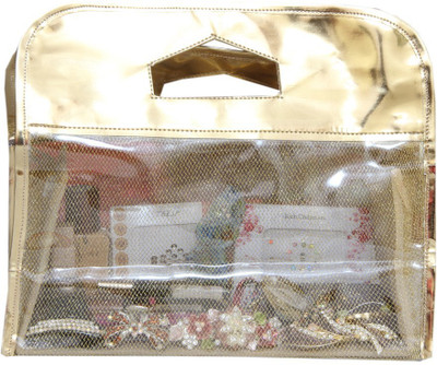 

Kuber Industries MK02 Jewellery Vanity Box(Golden)