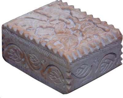 Mne DESIGNED HANDICRAFT BOX COSMETIC & MAKEUP Vanity Box(Beige)