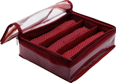 

Angel Quilts Bangle 3 Rods Vanity Box(Mehroon)