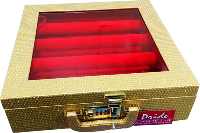 

Pride Star Palki Stone to store Bangles Vanity Box(Royal Golden)
