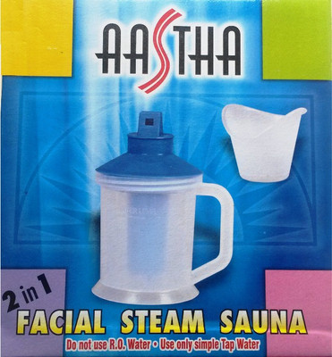 

Aastha Steamer Facial Steam Inhaler Facial Sauna For Cold Asthma, 2 In 1 Vaporizer(Blue, White)