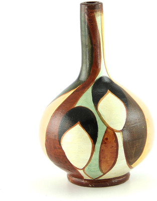 

eKolhapuri Terracotta Vase(12.7 inch, Multicolor)
