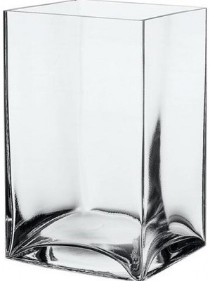 PASABAHCE Glass Vase(7.75 inch, Clear)
