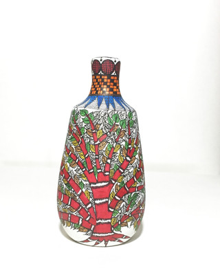 

U-arte MAGIC OF TREE Terracotta Vase(4.72 inch, Multicolor)