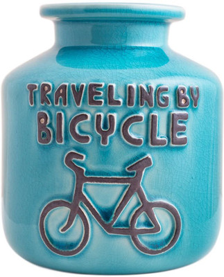 

Chumbak Ceramic Vase(7.48 inch, Blue)