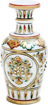 42% OFF on Handicrafts Paradise Marble Stoneware Vase(6 inch, Multicolor) 42% OFF on Handicrafts Paradise Marble Stoneware Vase(6 inch, Multicolor)