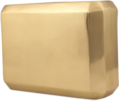 

Bubblewrap Cuboid Aluminium Vase(6 inch, Gold)