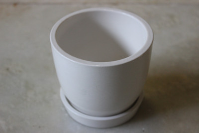 

DECARDO Ceramic Vase(4.5 inch, White)