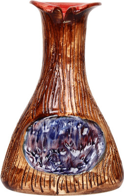 

The Decor Mart Ceramic Vase(3.5 inch, Brown)