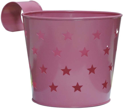 

ZOOEY Iron Vase(7 inch, Pink)