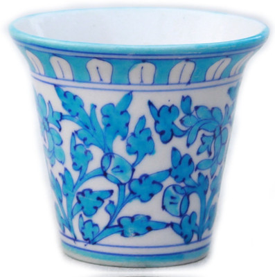

BLUE DECOR Pottery Vase(4 inch, Multicolor)