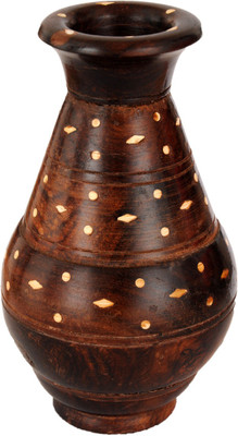 

Ratash.com WI_3173_4 Wooden Vase(3 inch, Brown)