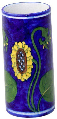 

BLUE DECOR Pottery Vase(8 inch, Multicolor)