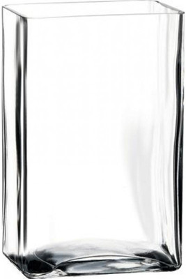PASABAHCE Glass Vase(8.75 inch, Clear)