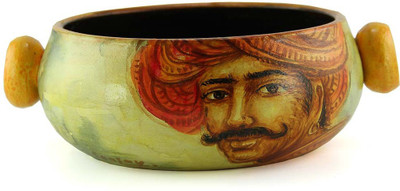 

eKolhapuri Terracotta Vase(3 inch, Multicolor)