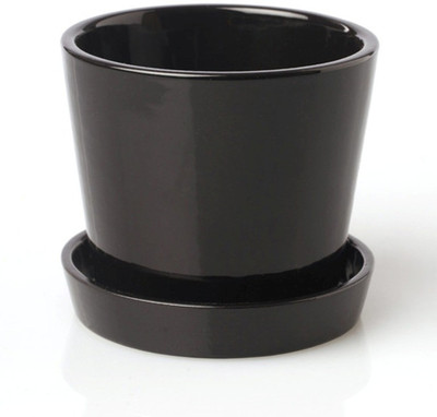 

Decardo Ceramic Vase(4.5 inch, Black)