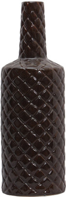 

Store Indya Ceramic Vase(12 inch, Brown)