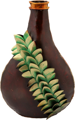 

JaipurCrafts Premium Collection Flowers Designed Aluminium Vase(12 inch, Multicolor)