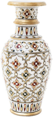 44% OFF on Handicrafts Paradise Marble Stoneware Vase(9 inch, Multicolor) 44% OFF on Handicrafts Paradise Marble Stoneware Vase(9 inch, Multicolor)